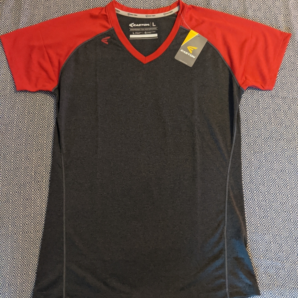 New women's Easton v-neck sports top